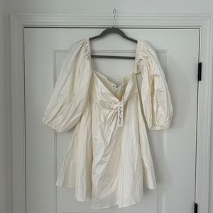 NWT For love and lemons off the shoulder puff sleeve dress